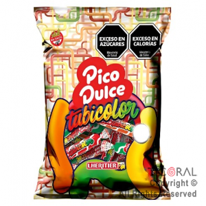 CARAMELO PICO DULCE TUBICOLOR MASTICABLE X 500GR x 1